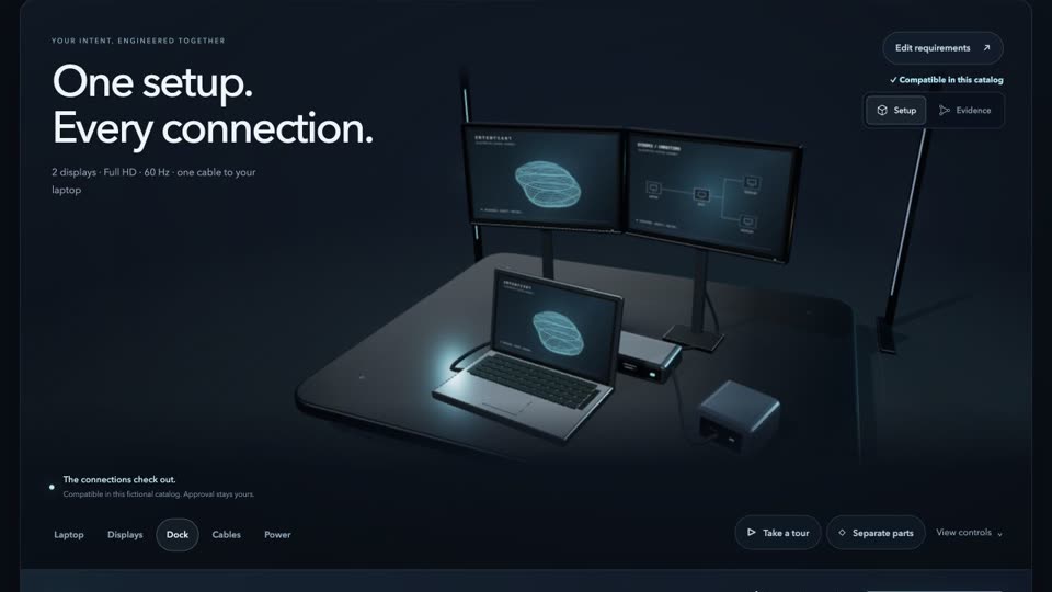 IntentCart interface preview
